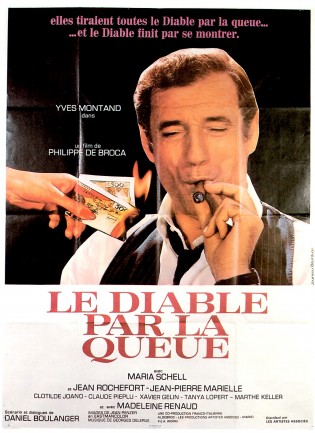 Affiche du film Le Diable par la queue de Philippe de Broca avec Yves Montand
